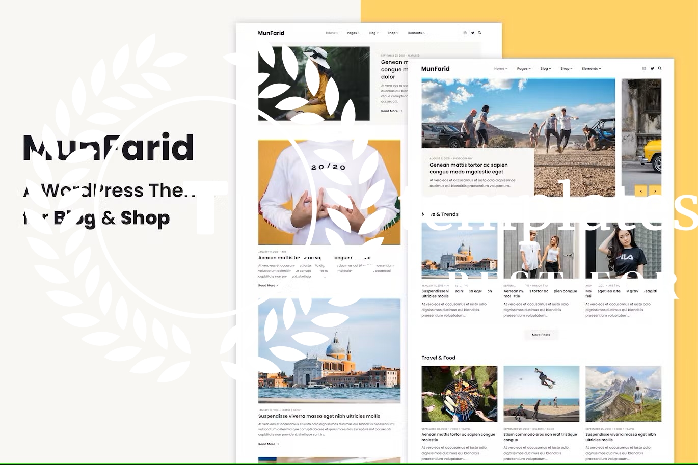 Munfarid - A WordPress Theme For Blog & Shop